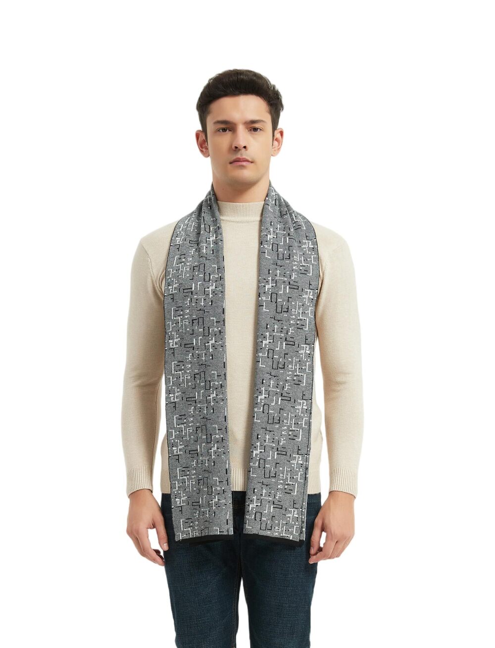 7114 Classic Winter Scarf Cashmere Winter Scarves Long Plain Fashion Formal